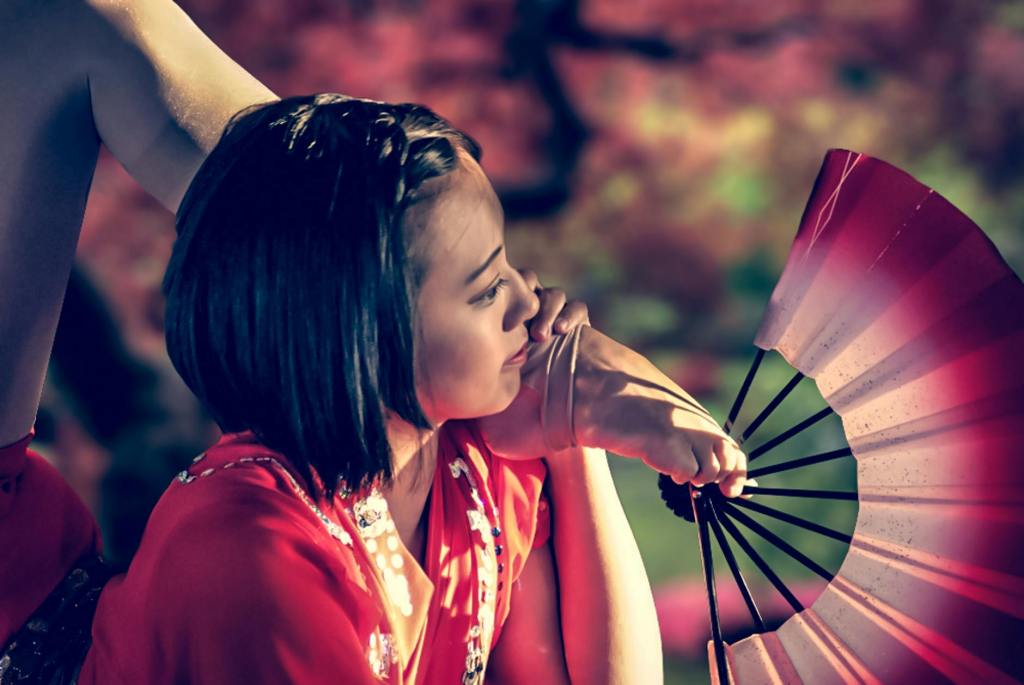 close up portrait of a woman