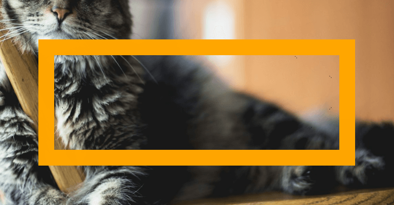 What we get after the fourth  primitive: just the innermost frame, the one holding the text RGB, but now with its alpha set to , fully opaque.